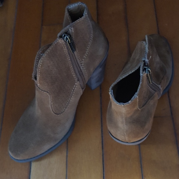 Suede leather booties sz 6.5 Jessica Simpson - Picture 4 of 7